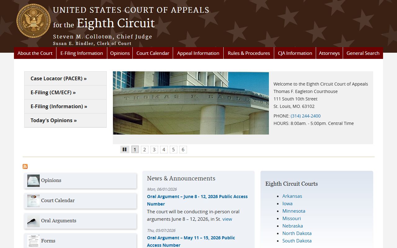 Pine County probate records federal appellate court source